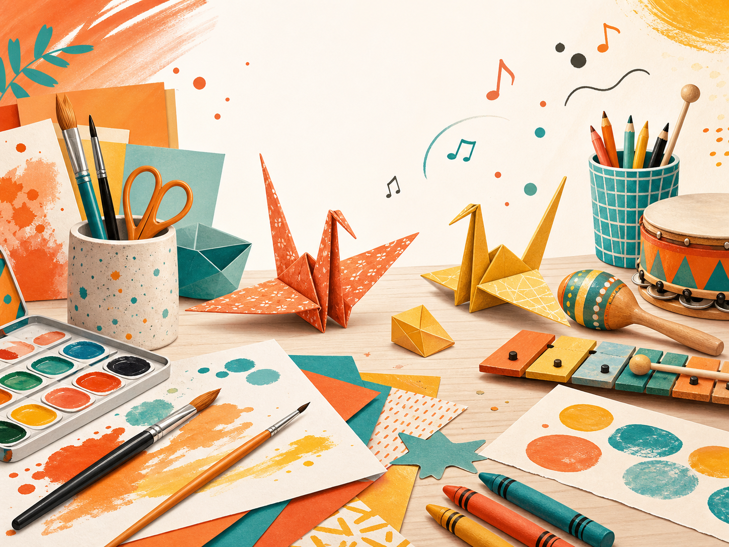 Ilustración del curso Este Verano Hagamos Arte (Niños)
